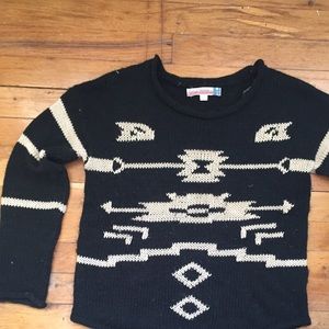 SOLD Vintage Havana Girls Cotton knit sweater